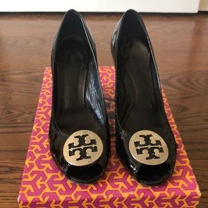 Tory Burch Julianne peep toe wedge